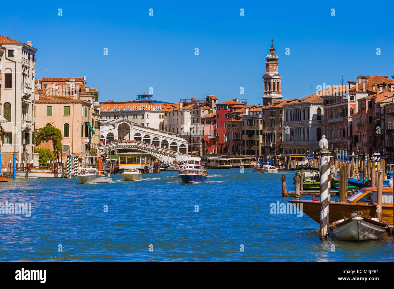 Grand Canal de Venise Italie Banque D'Images