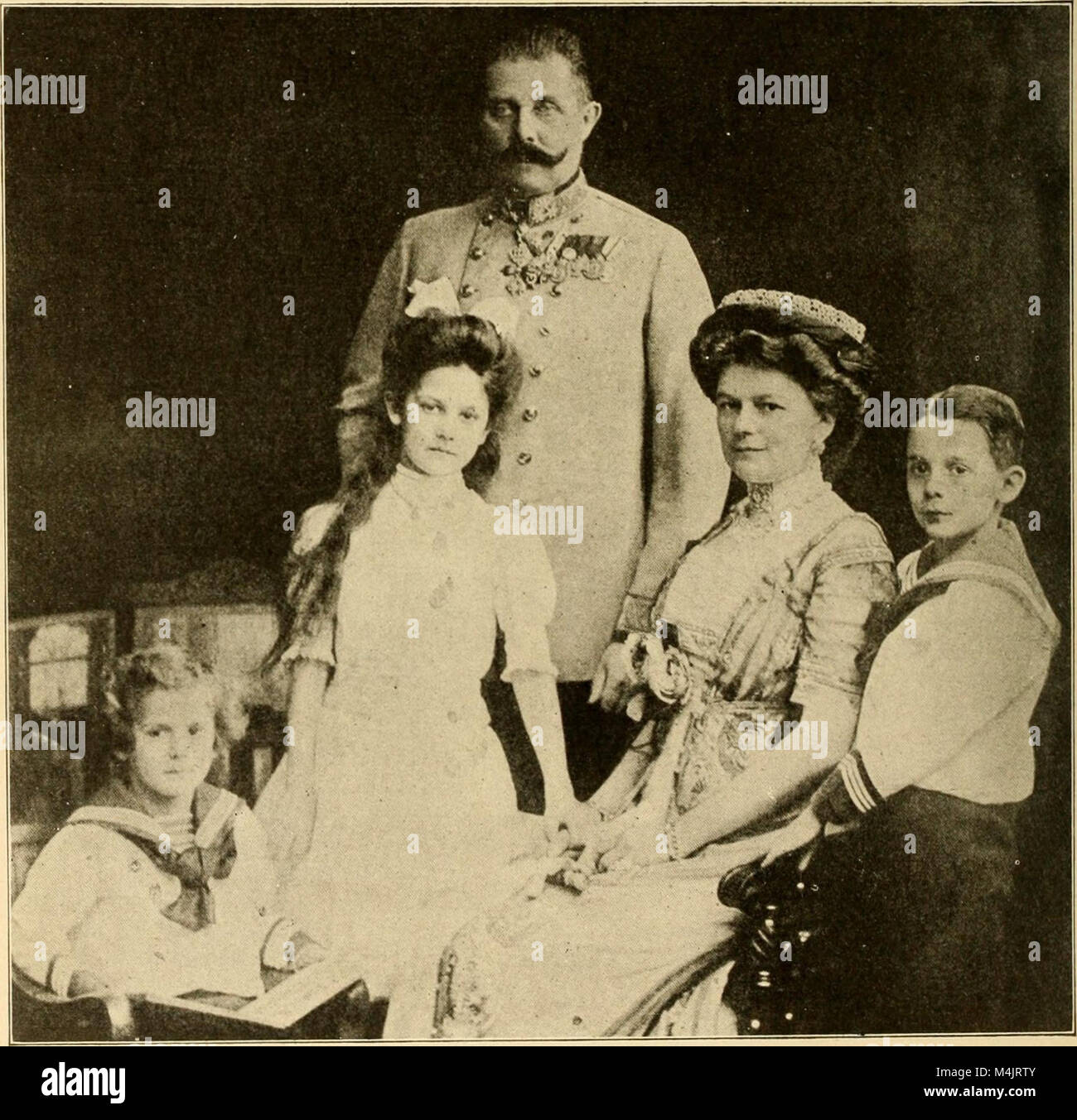 L'archiduc François-Ferdinand d'Autriche, sa femme et ses enfants Photo ...