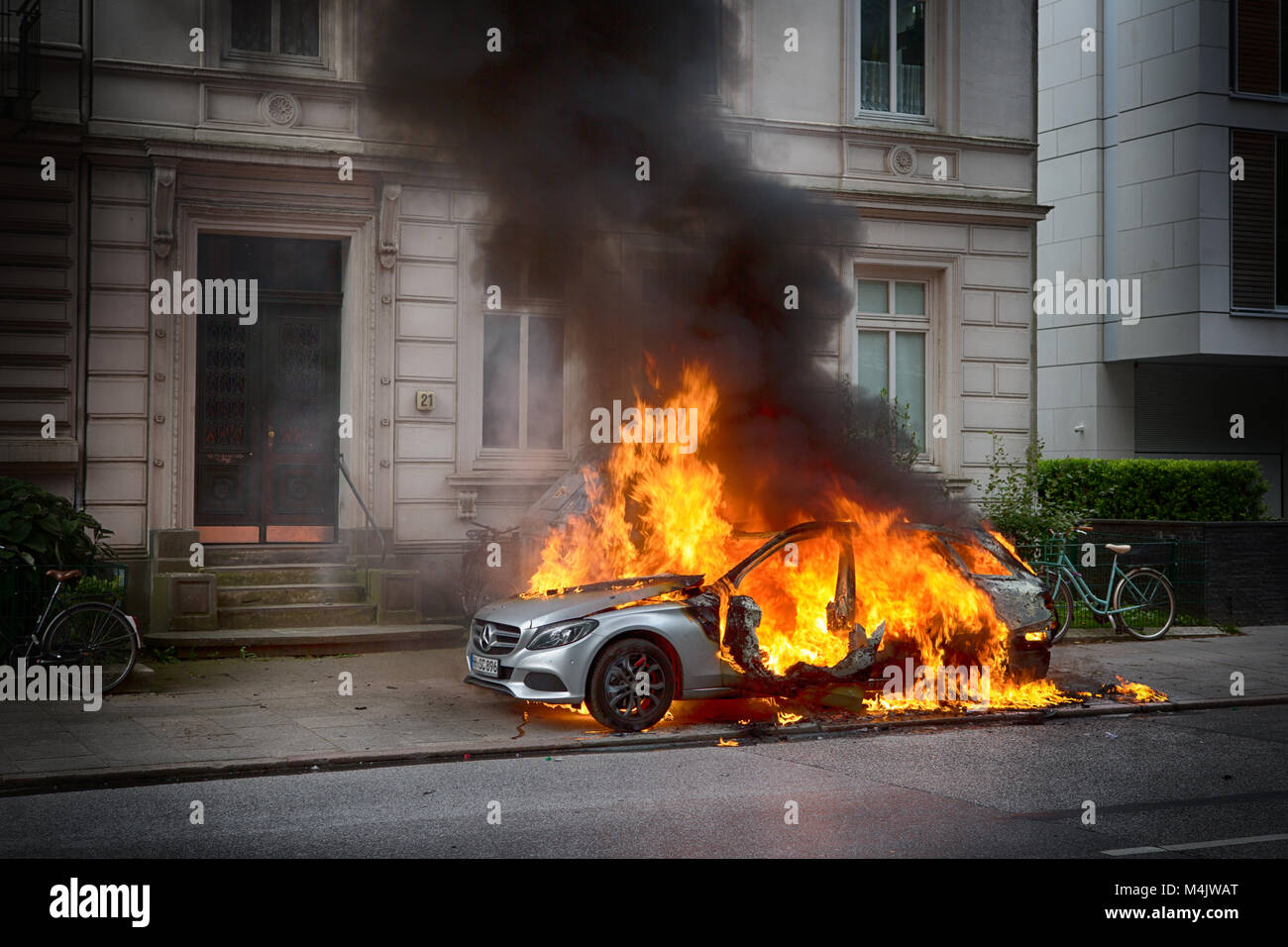 G20 à Hambourg Banque D'Images