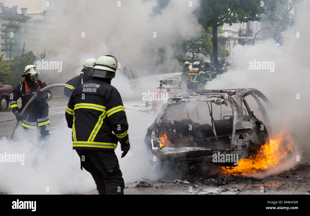 G20 à Hambourg Banque D'Images