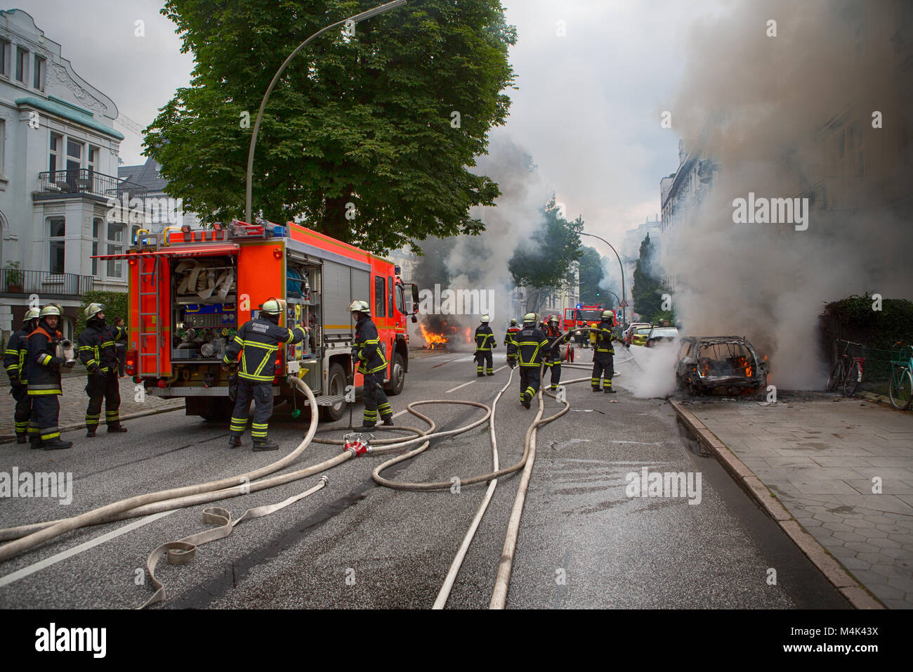 G20 à Hambourg Banque D'Images