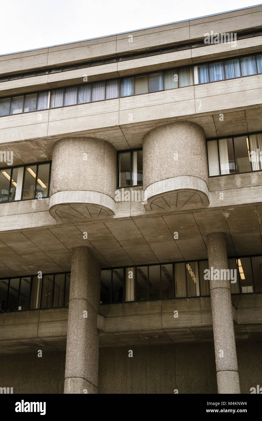 Le Centre de services gouvernementaux, Boston, Massachusetts, par Paul Rudolph, 1962-71. Banque D'Images