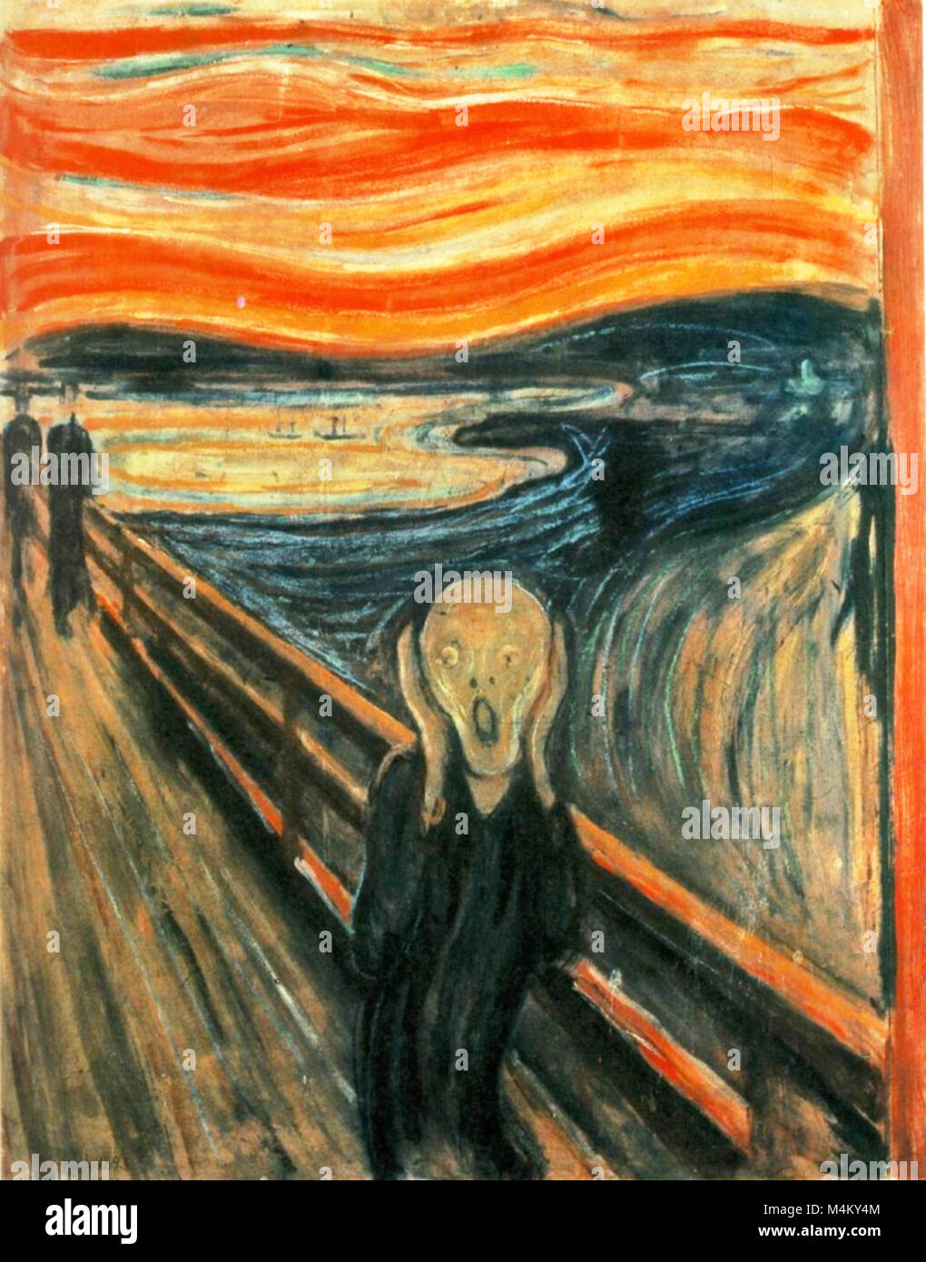 Edvard Munch, le cri, 1893 Banque D'Images