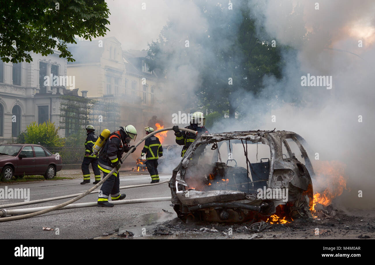 G20 à Hambourg Banque D'Images