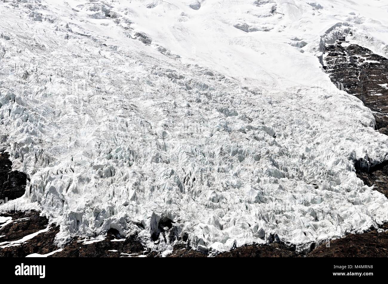 Des glaciers à KHARO LA Glacier au Tibet Chine Banque D'Images