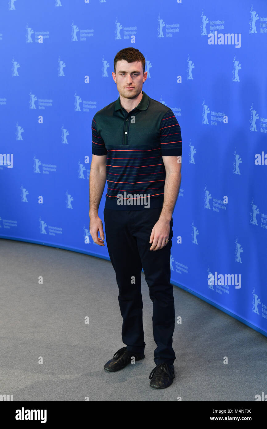 Berlin, Allemagne. 16 Février, 2018. 16 février 2018 Berlinale, séance de photos pour le film 'Black 47" (Berlin, Allemagne) : James Frecheville. Utilisation dans le monde entier | Credit : dpa/Alamy Live News Banque D'Images