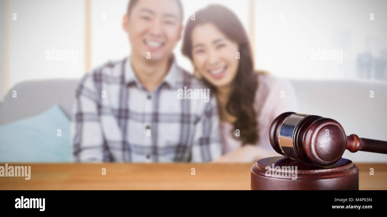 Image composite de hammer and gavel Banque D'Images