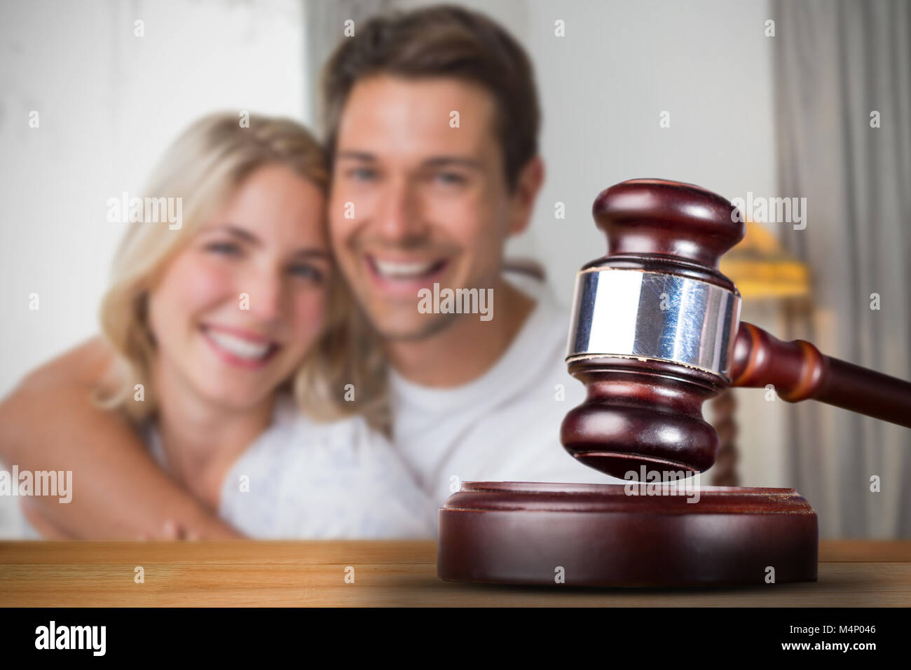 Image composite de hammer and gavel Banque D'Images