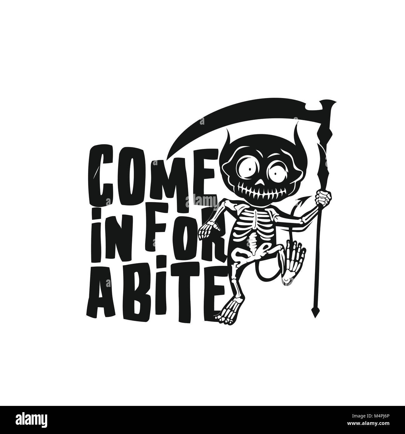 Halloween party poster avec Monster, chefs, vector illustration Illustration de Vecteur