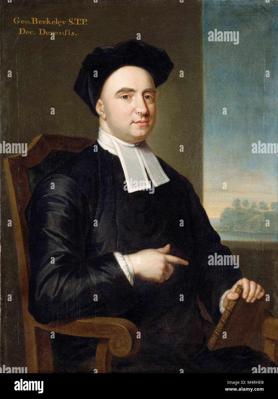 L'évêque George Berkeley, George Berkeley (1685 - 1753) L'Évêque Berkeley (Évêque de Cloyne) philosophe irlandais Banque D'Images