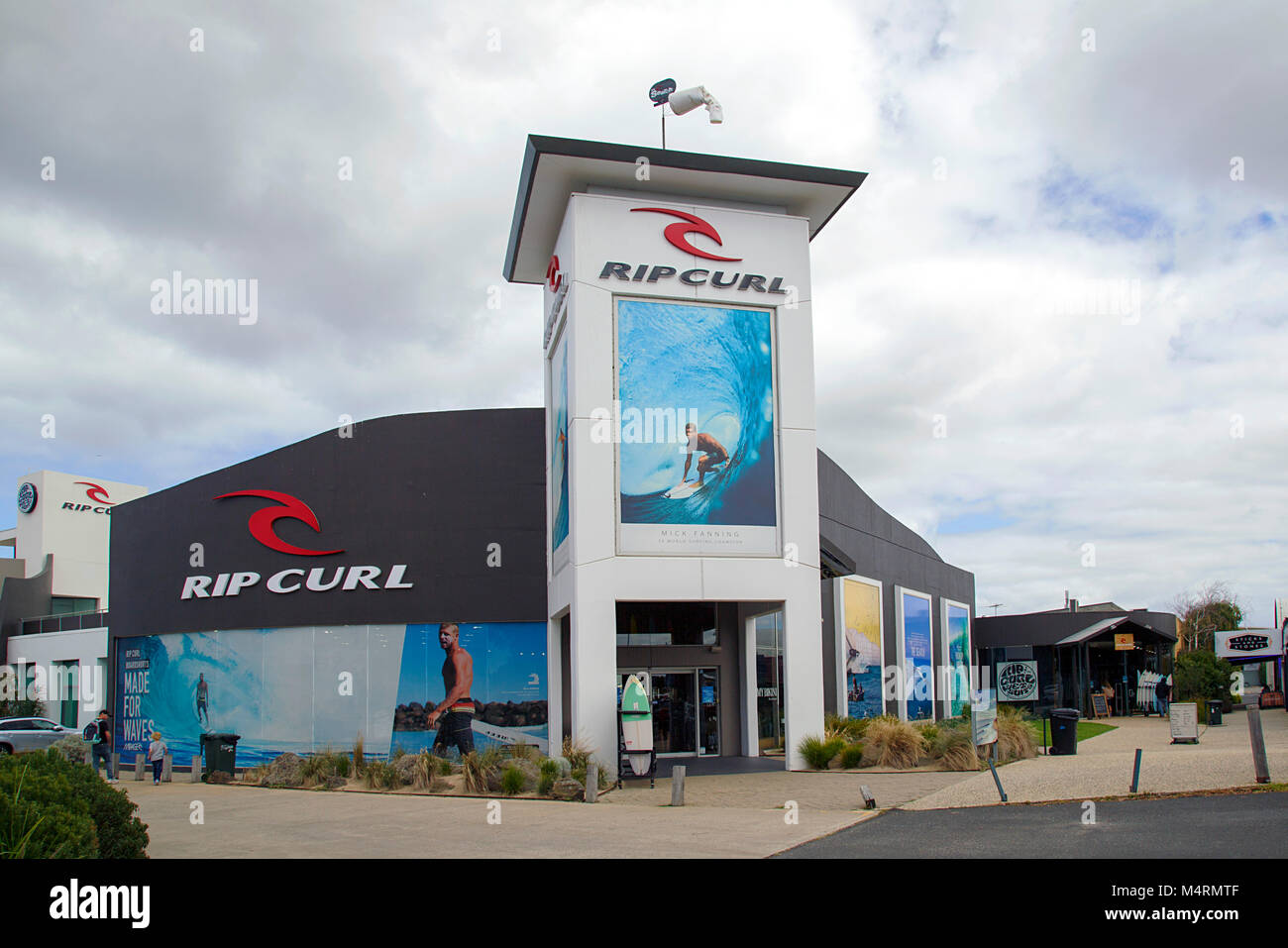 Torquay, Australie : Avril 04, 2017 : Rip Curl est un designer australien, fabricant et détaillant de vêtements de surf et de produits d'accompagnement Banque D'Images