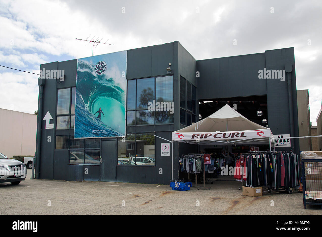 Torquay, Australie : Avril 04, 2017 : Rip Curl est un designer australien, fabricant et détaillant de vêtements de surf et de produits d'accompagnement Banque D'Images