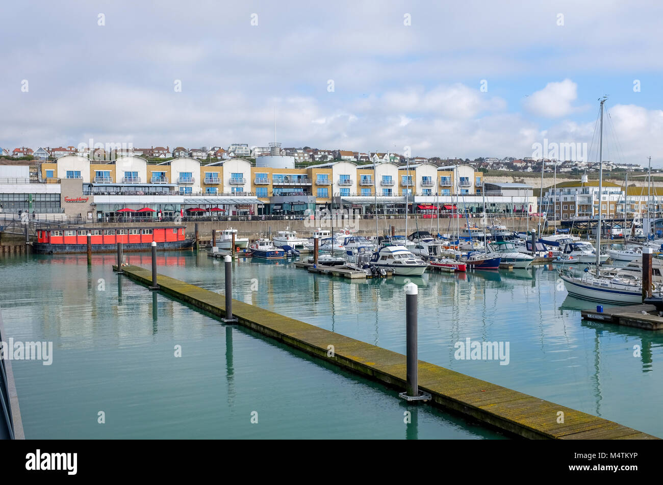 Le port de plaisance de Brighton UK Février 2018 Banque D'Images