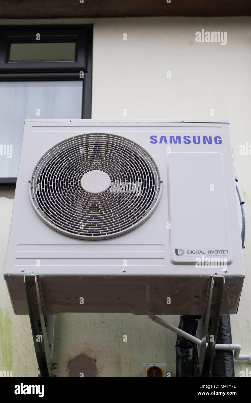 Samsung digital inverter pompe à chaleur. Banque D'Images