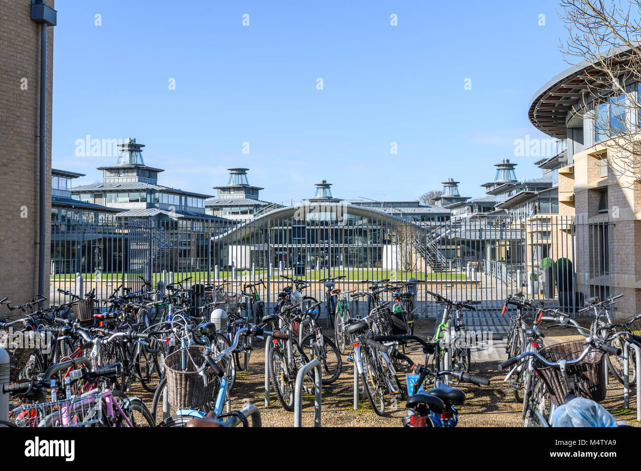 Le centre d'mathematrical bâtiments sciences de l'université dans la ville de Cambridge, en Angleterre. Banque D'Images