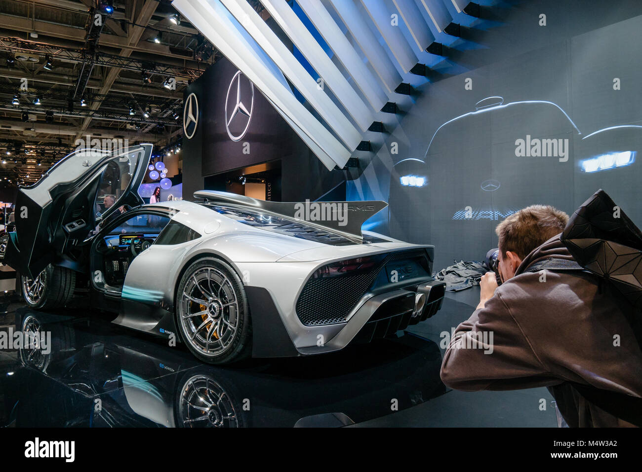 Un projet mercedes benz salon international de l'auto concept Banque D'Images