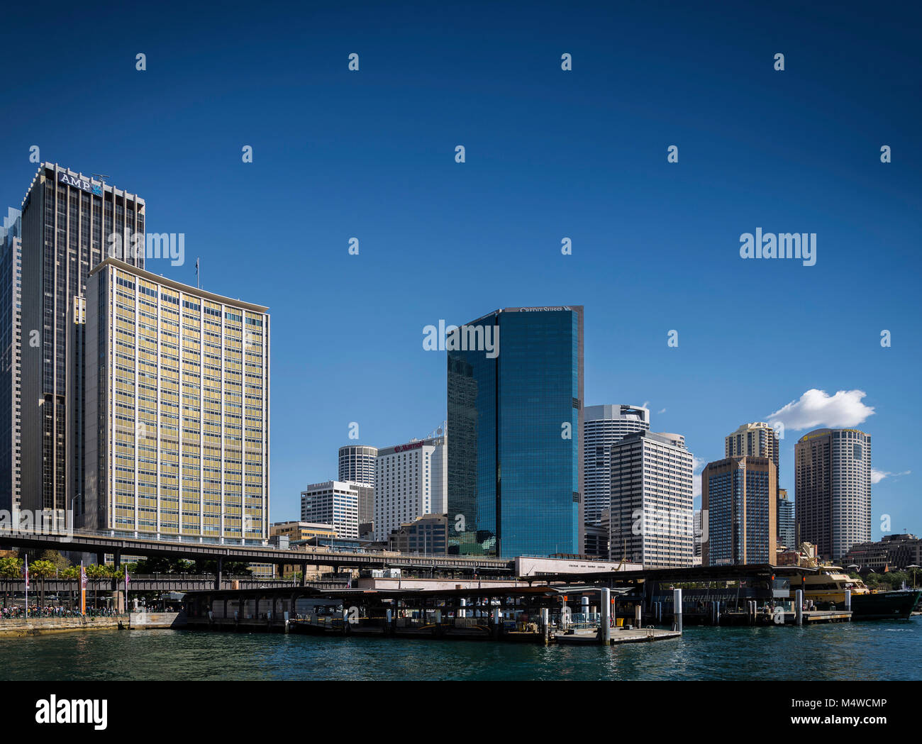 CBD Central Business District et Circular Quay secteur du centre-ville de la ville de Sydney en Australie Banque D'Images