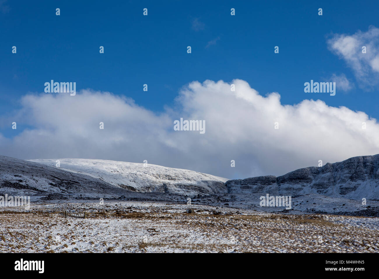 En hiver l'Irlande montagnes Comeragh, neige dans le comté de Waterford Banque D'Images