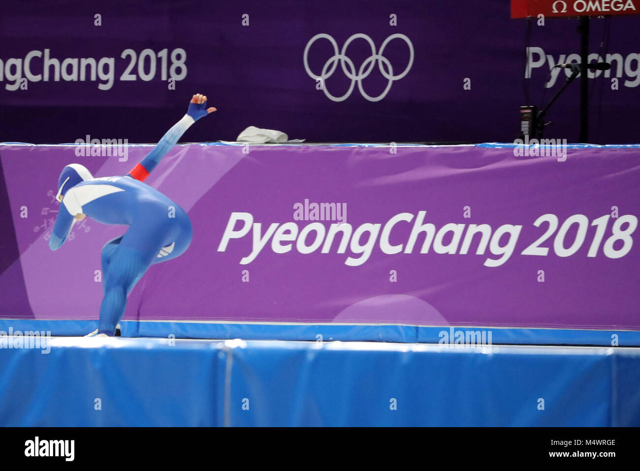 Gangneung, Corée du Sud. Feb 18, 2018. LEE SANG-HWA de la Corée pendant le patinage de vitesse : Ladies' 500m à Gangneung, à l'Ovale de Pyeongchang 2018 Jeux Olympiques d'hiver. Crédit : Scott Mc Kiernan/ZUMA/Alamy Fil Live News Banque D'Images