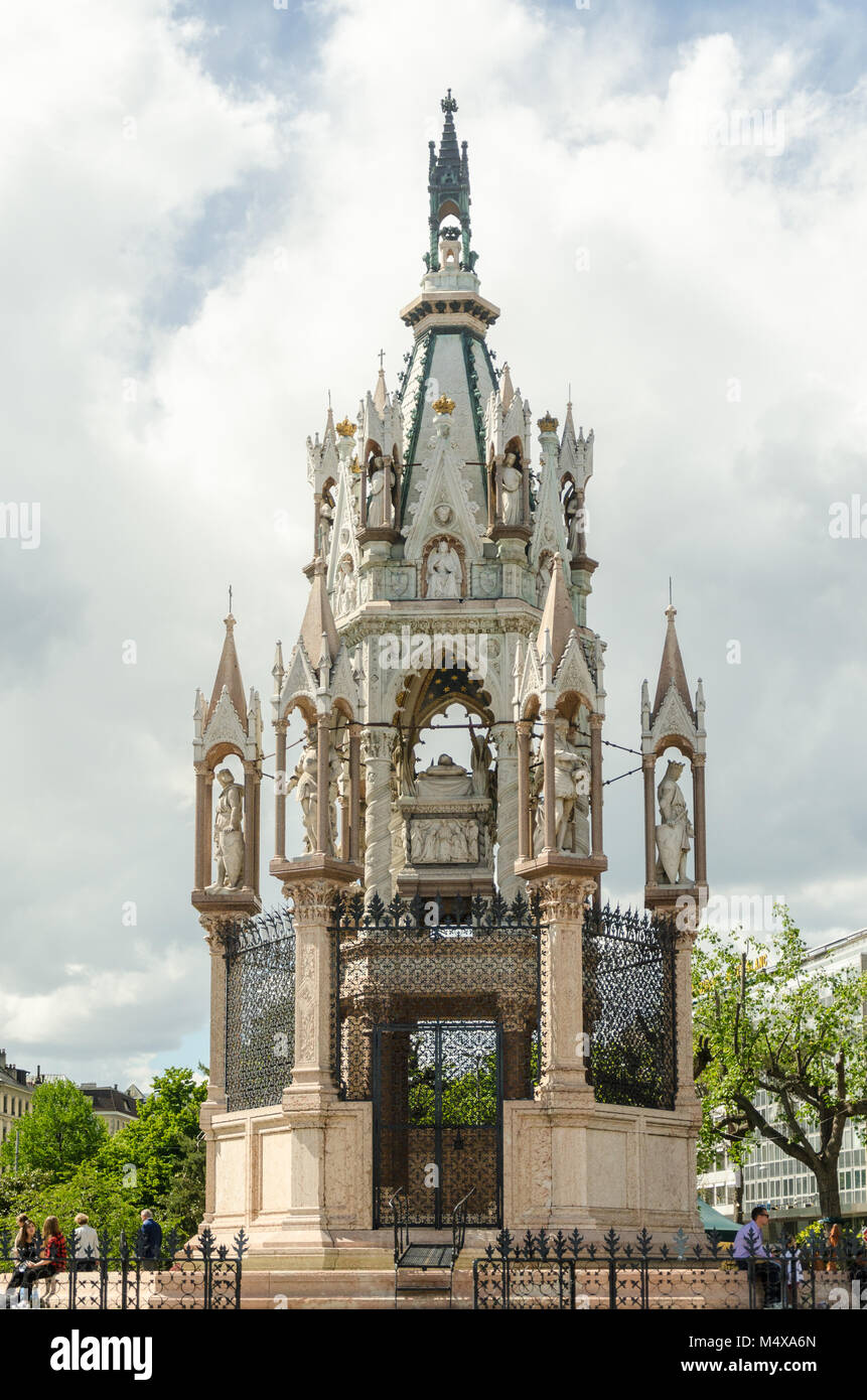 Monument Brunswick à Genève, Suisse Banque D'Images