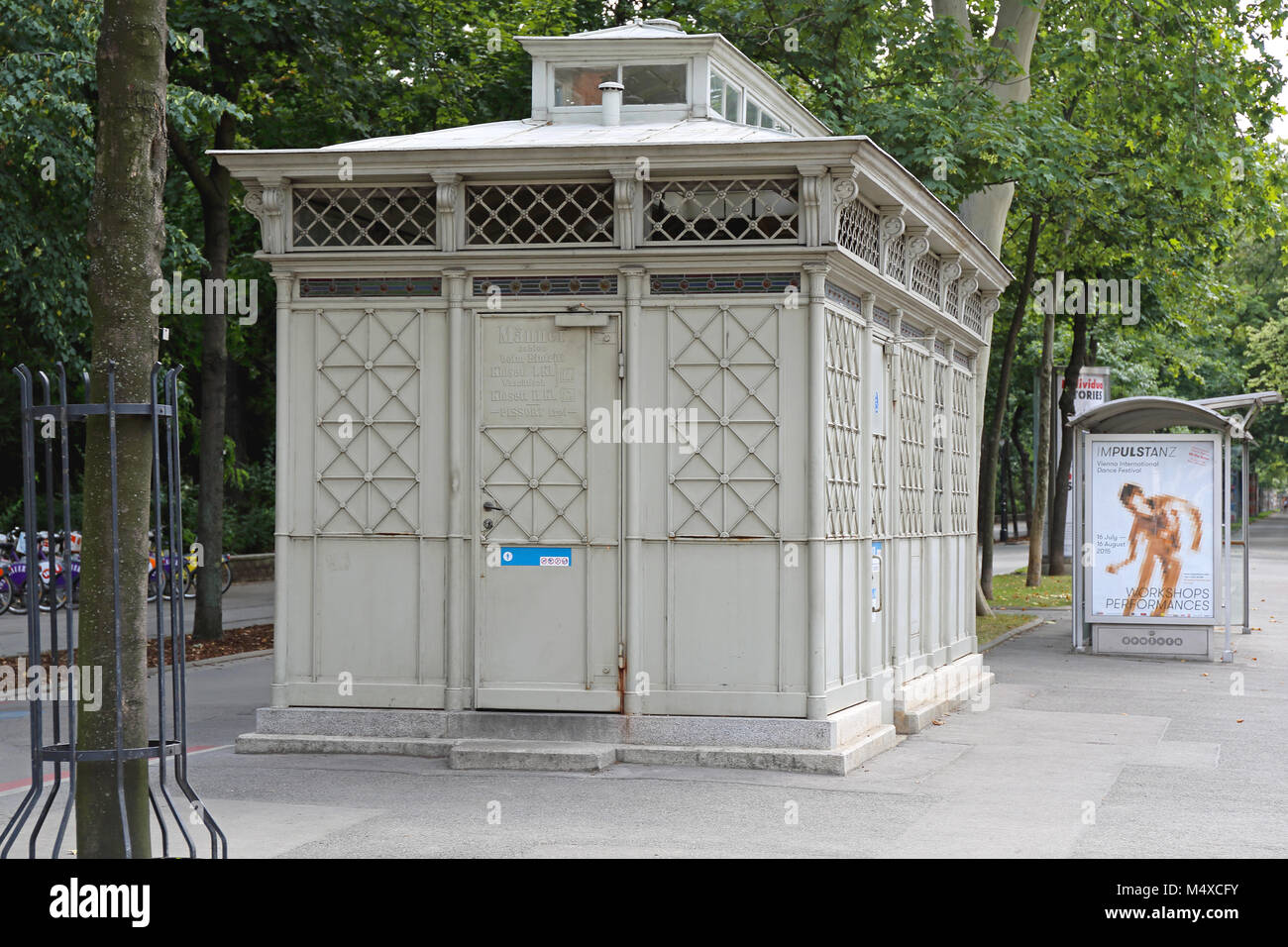 Toilettes publiques Vienne Banque D'Images