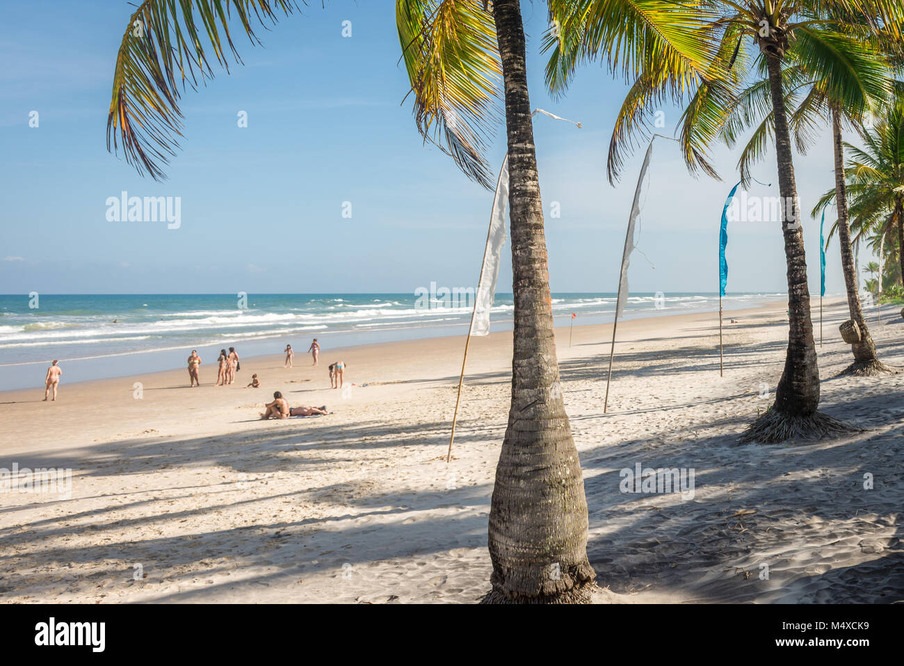 Paradise beach spectaculaire et impressionnant à l'Itacare Banque D'Images
