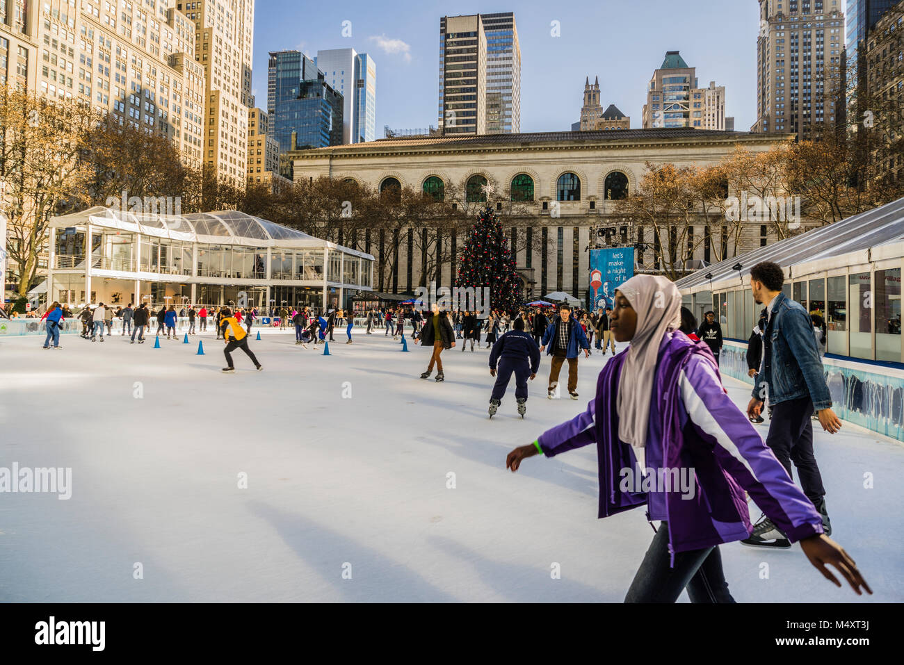 Bryant Park Manhattan - New York, New York, USA Banque D'Images