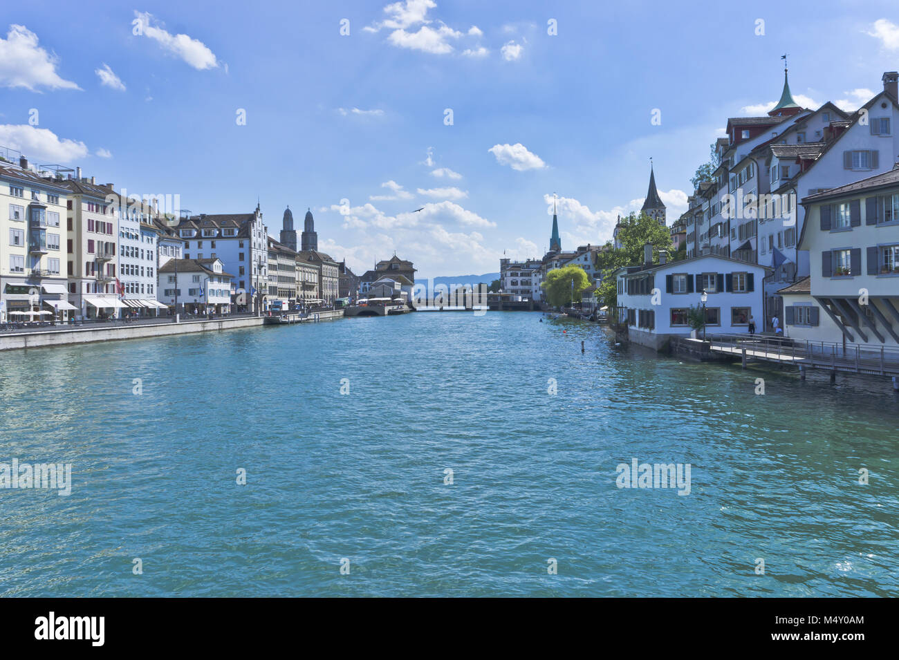 Zurich, Suisse, vue sur le lac Banque D'Images