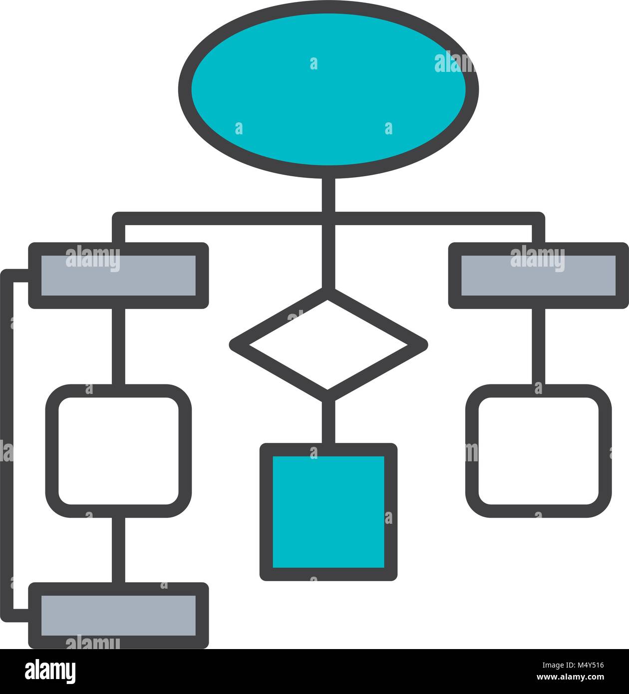 Flowchart Diagram Banque d'image et photos - Alamy