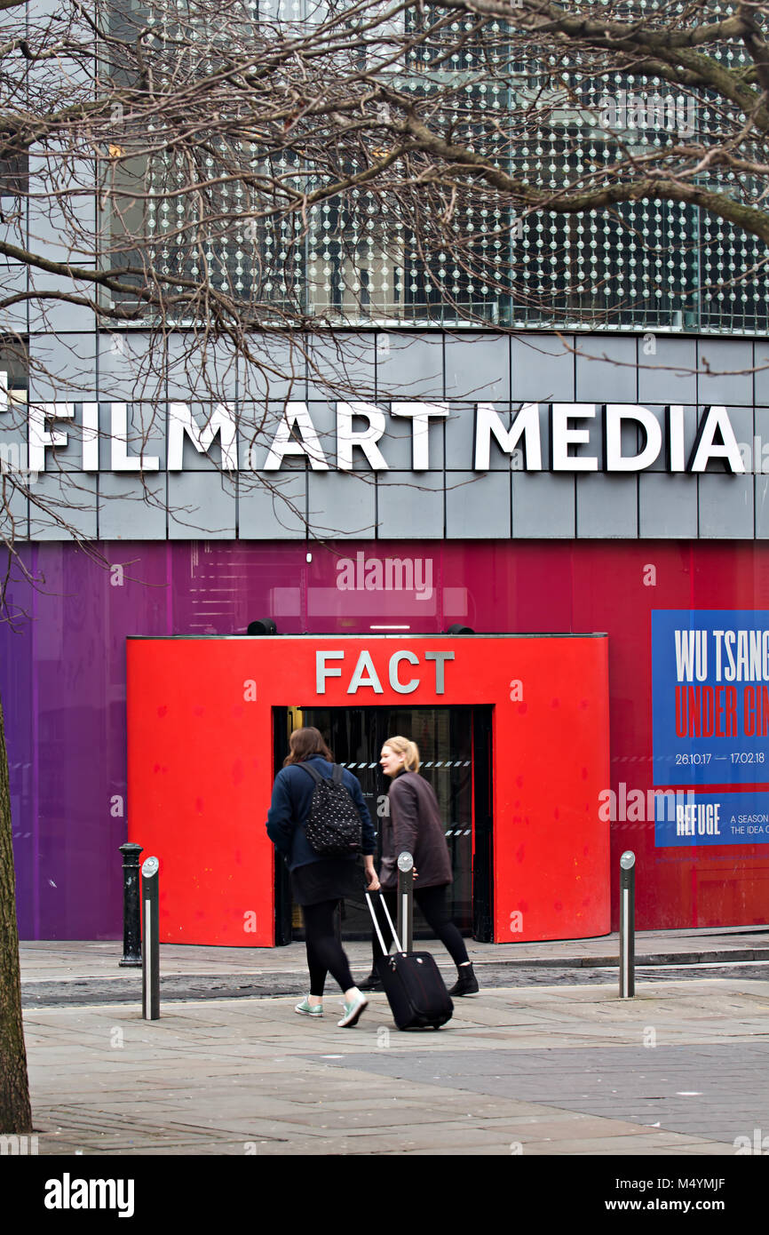 Fait (La Fondation pour Art & Creative Technology) est un media arts centre de Wood Street Liverpool (Royaume-Uni). projets d'art et expositions Banque D'Images