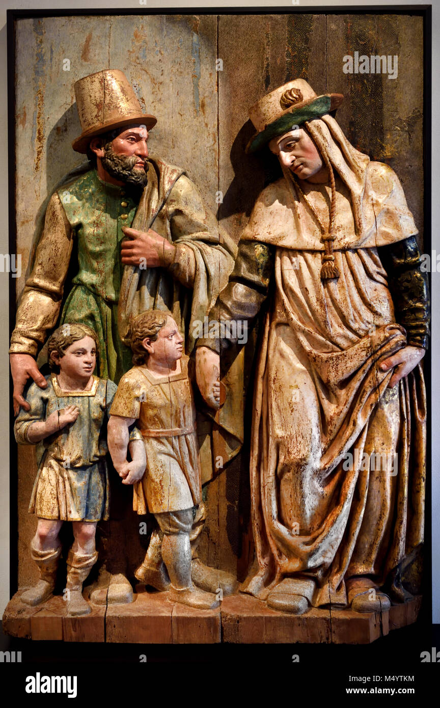 Saint Grégoire le Grand et l'esclave les garçons 1596-1601 Adrian Alvarez 1551-1599 master 16ème, siècle, l'Espagne, l'espagnol, Banque D'Images
