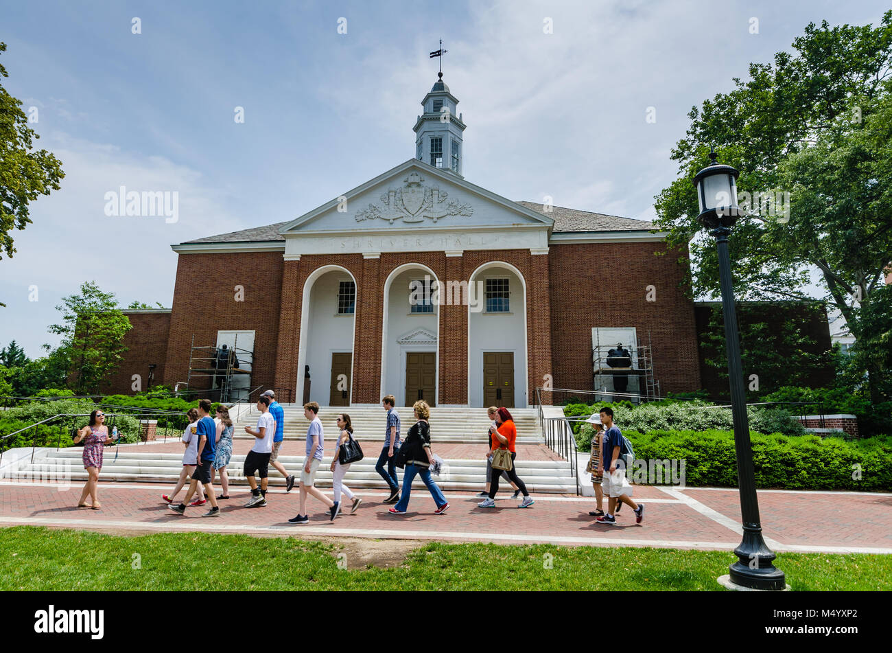 L'Université Johns Hopkins est une université de recherche privée à Baltimore, Maryland. Fondée en 1876, l'université a été nommé pour son premier être Banque D'Images