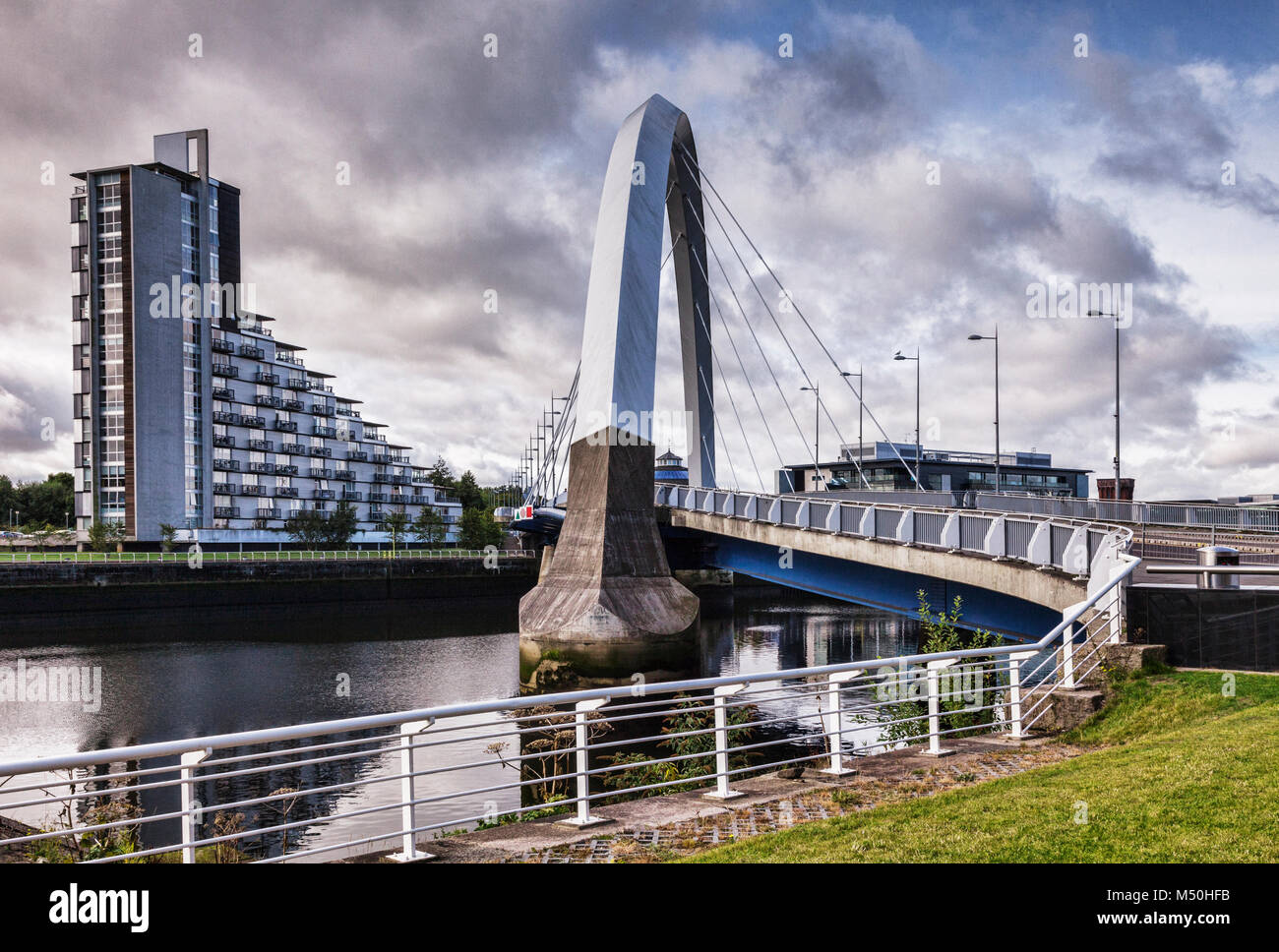 Clyde Arc, Glasgow, Écosse, Royaume-Uni Banque D'Images
