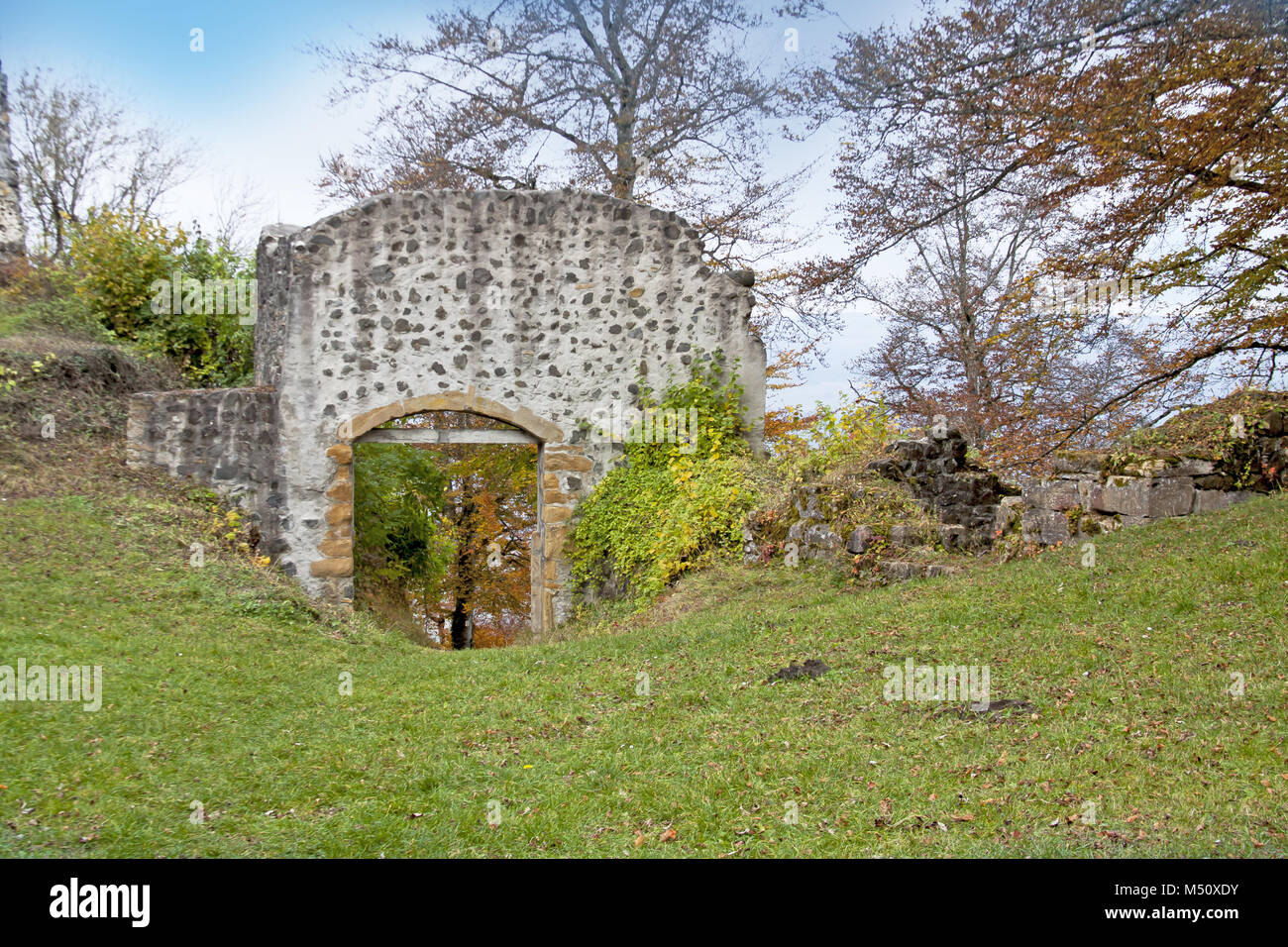 Château Hohenhewen, Hegau, Bade-Wurtemberg Banque D'Images