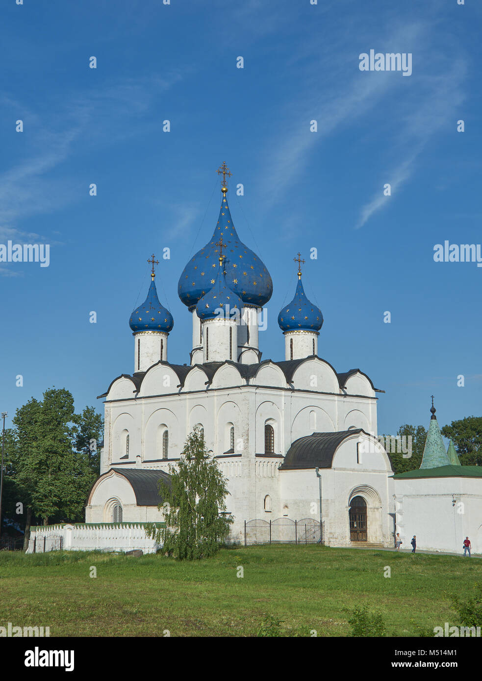 Suzdal Kremlin. La cathédrale de la nativité. Banque D'Images