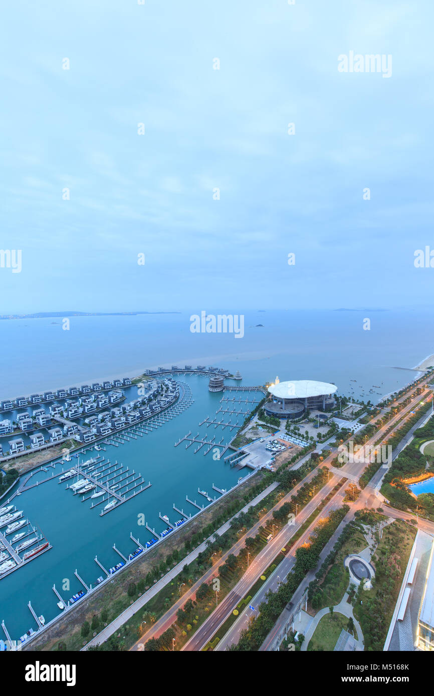 Xiamen Xiangshan Yacht Club Banque D'Images