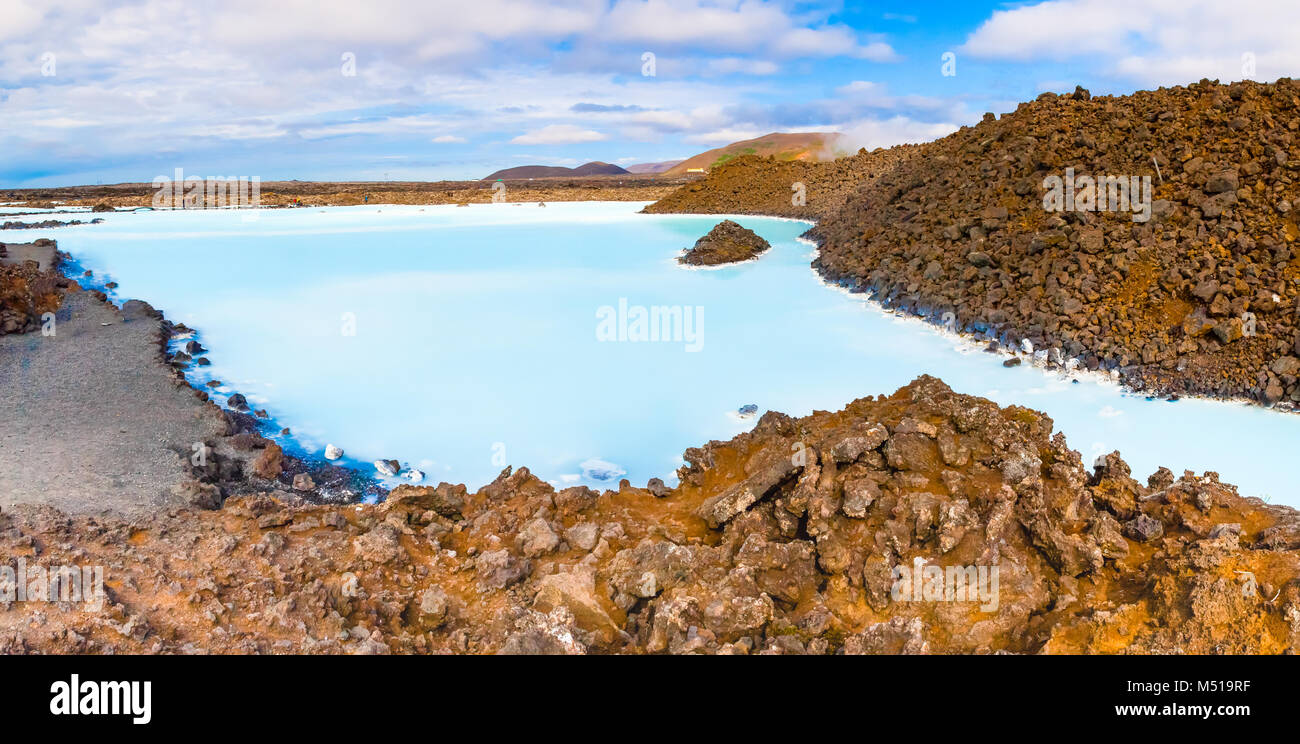 Sources géothermiques de l'islande Banque D'Images