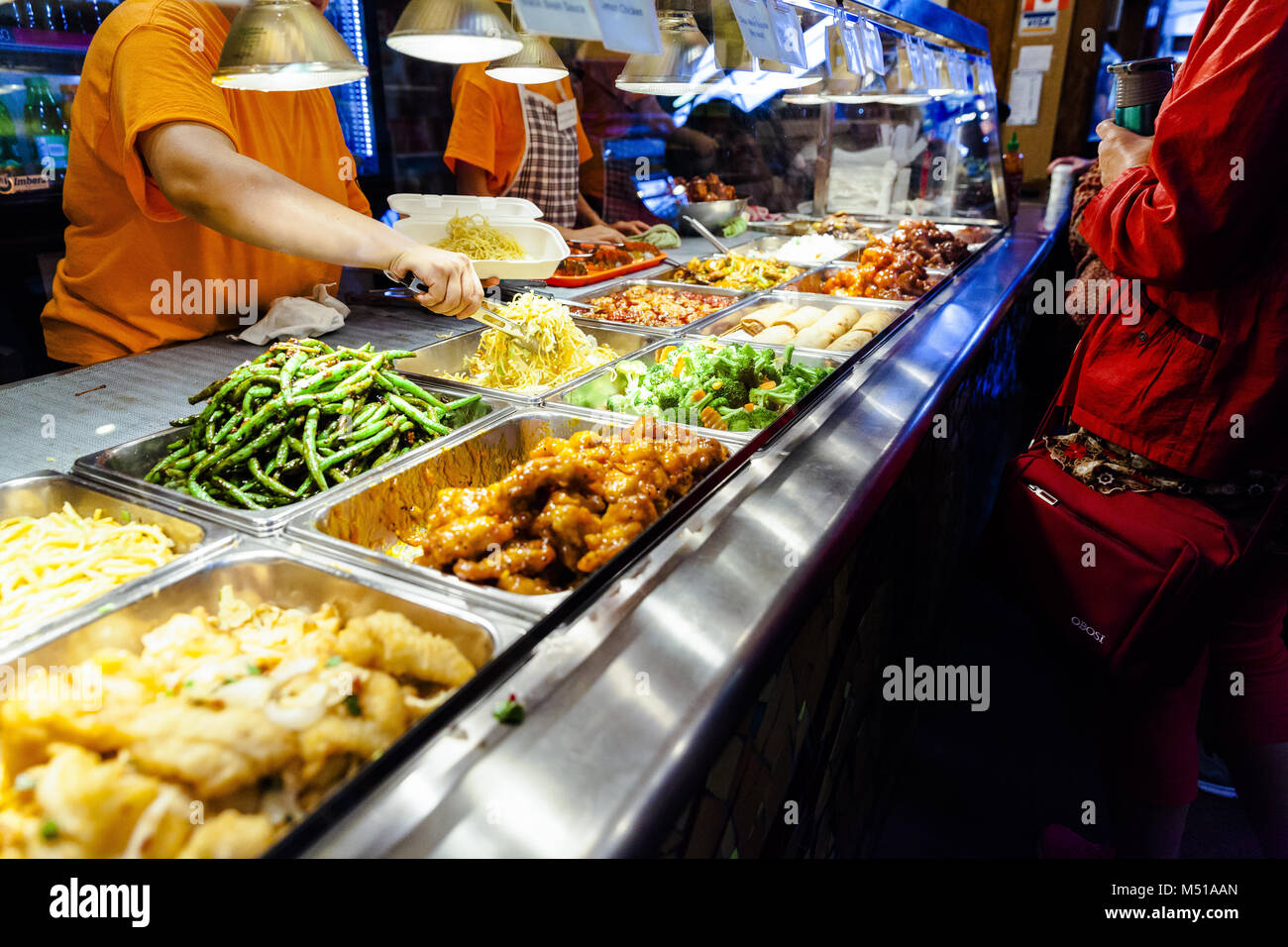 Les denrées alimentaires à la Granville Island Public Market Banque D'Images