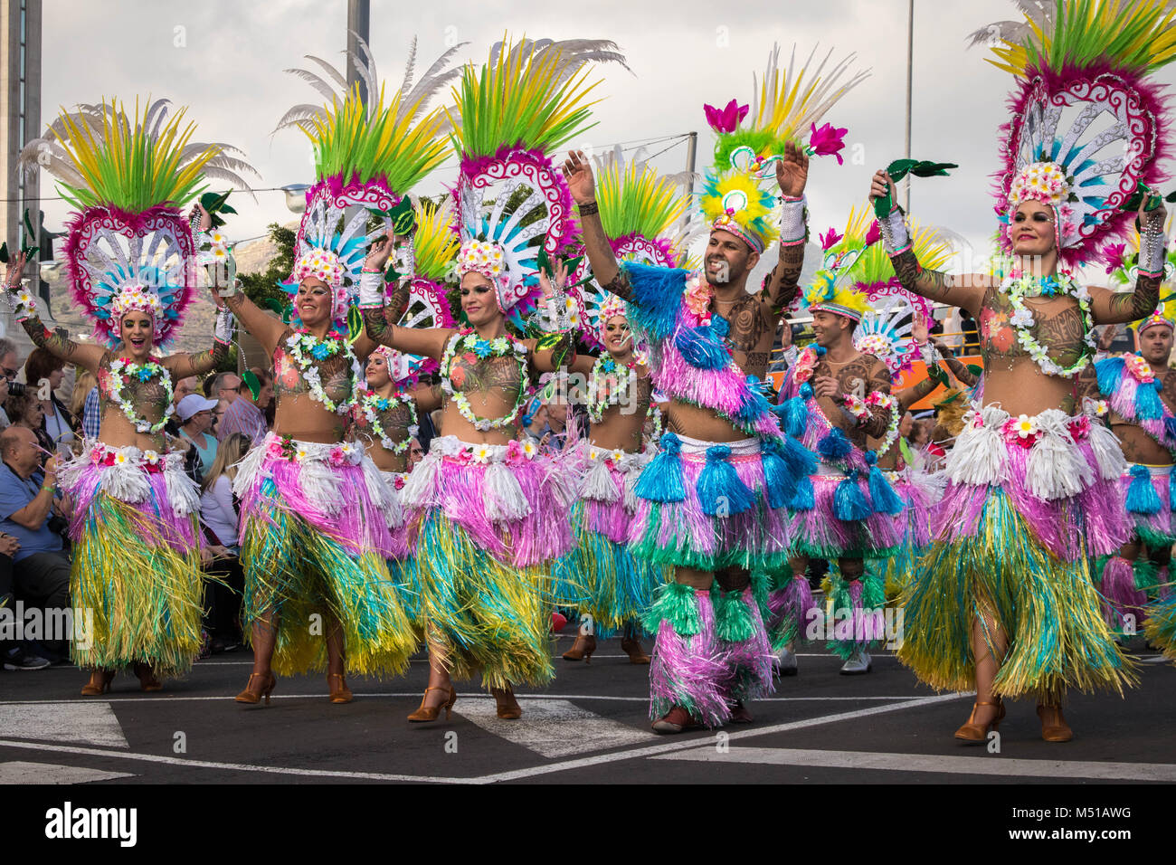 Carnaval de Santa Cruz Banque D'Images