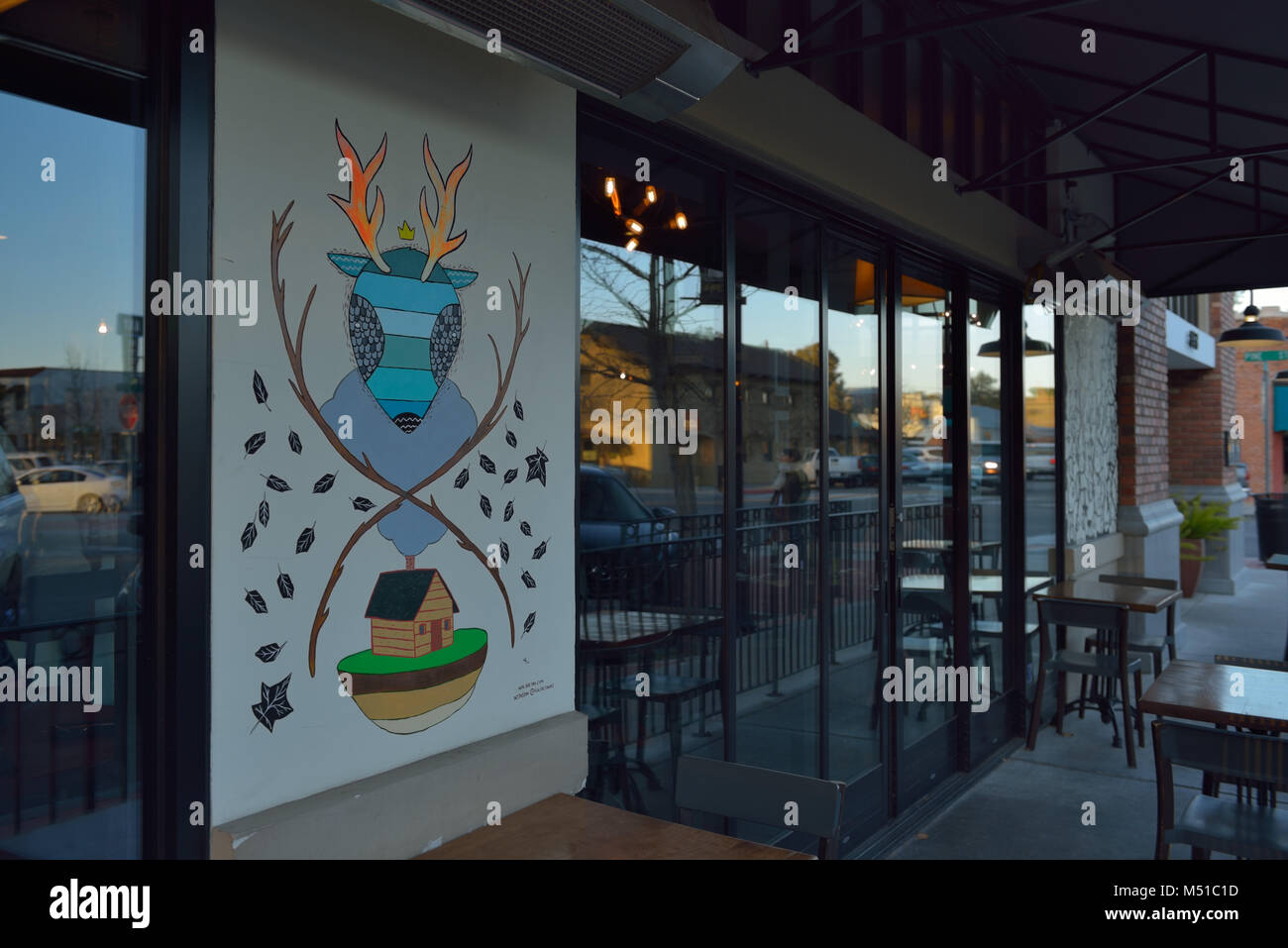 Restaurant Artisan Paso Robles, CA Banque D'Images
