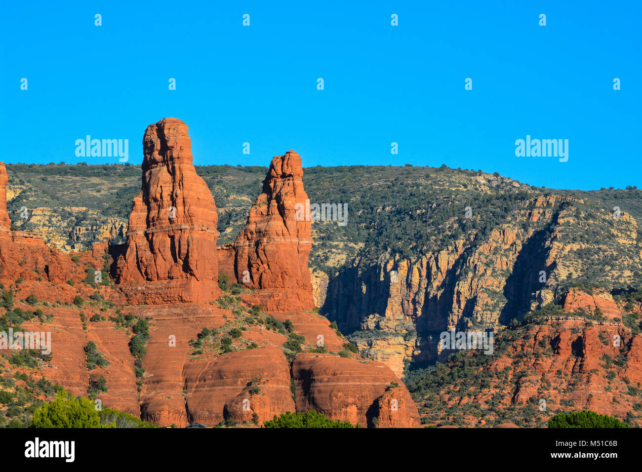 Paysage dominant dans Arizona Sedona Banque D'Images