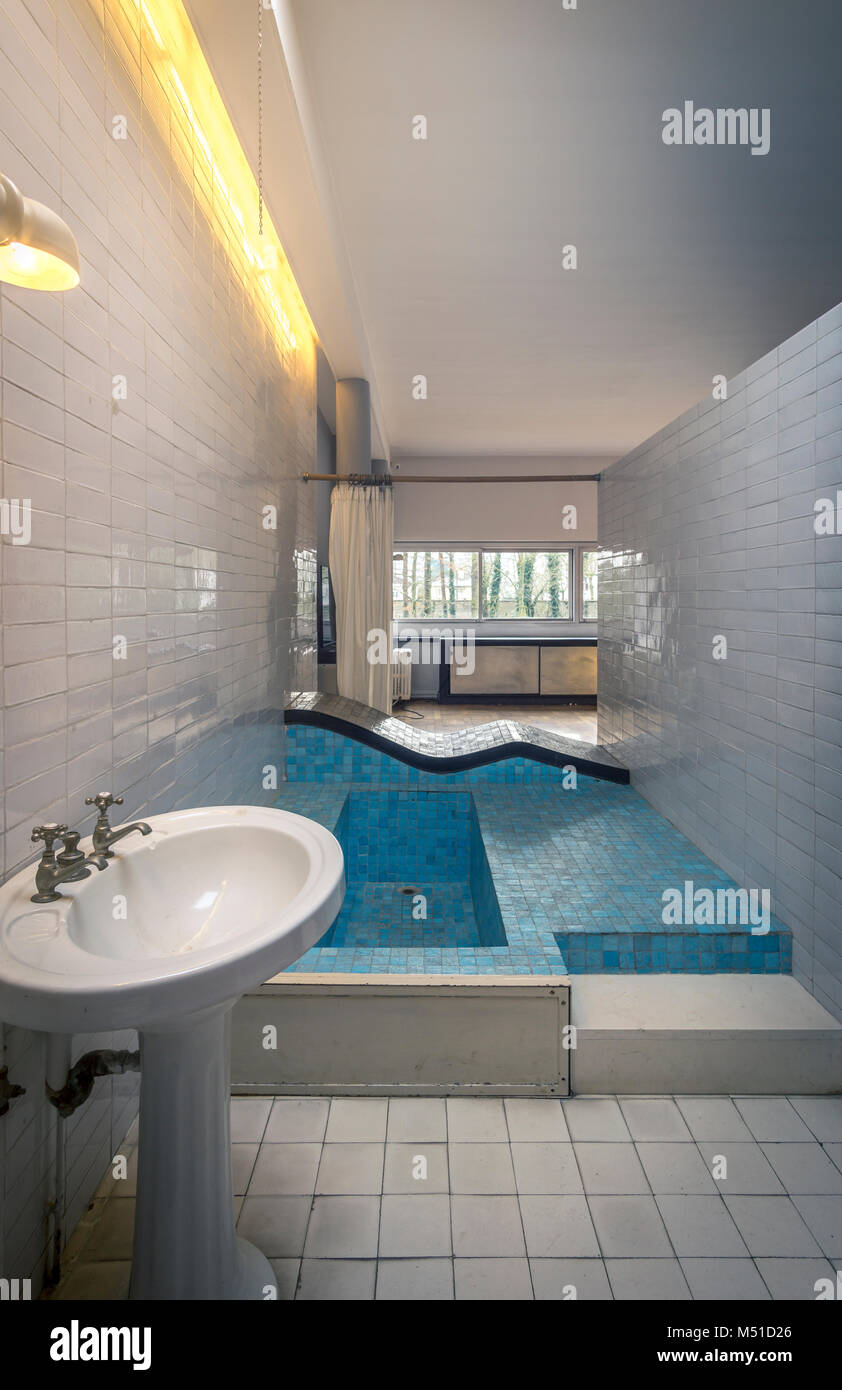Intérieur villa savoye Banque de photographies et d’images à haute ...