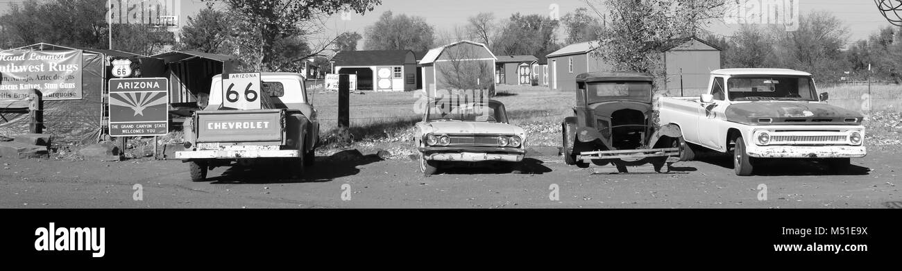 Roadtrip USA Vues Dessert Banque D'Images