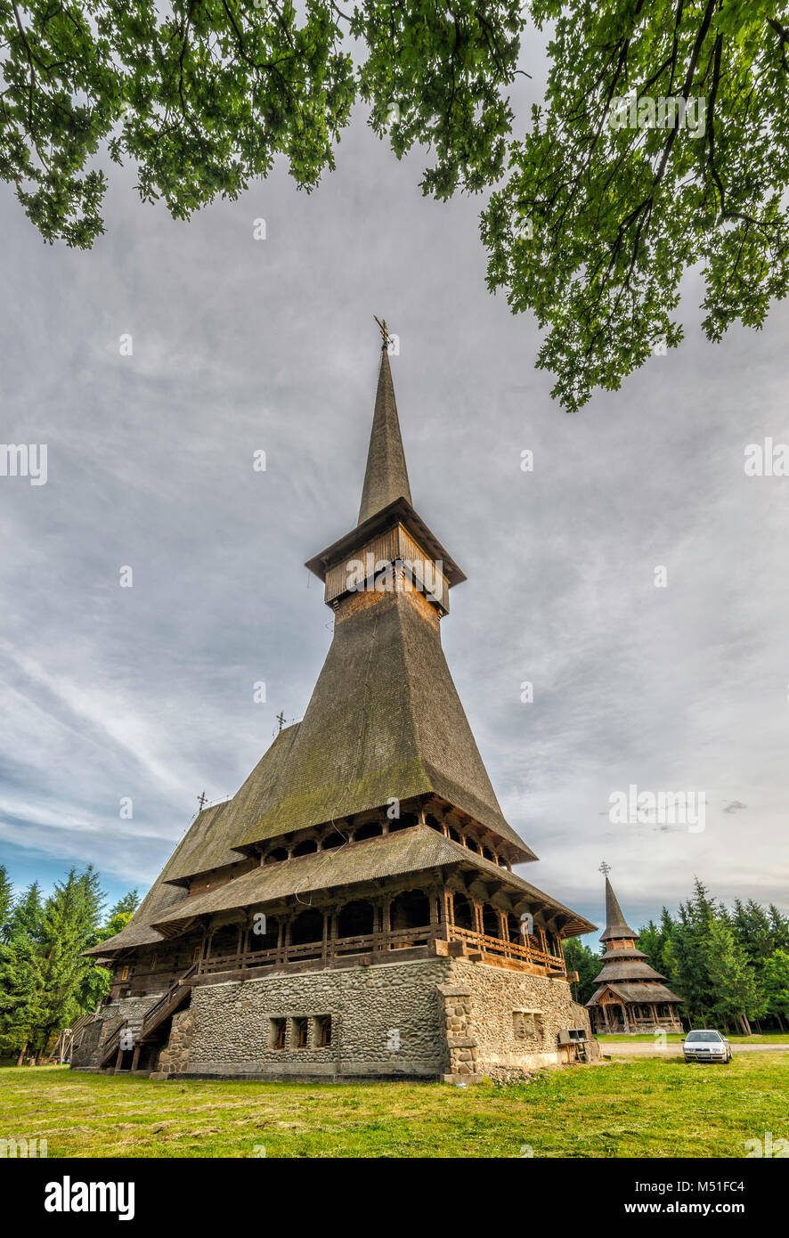 Église de monastère de Sapanta Maramures, Roumanie, Région Banque D'Images