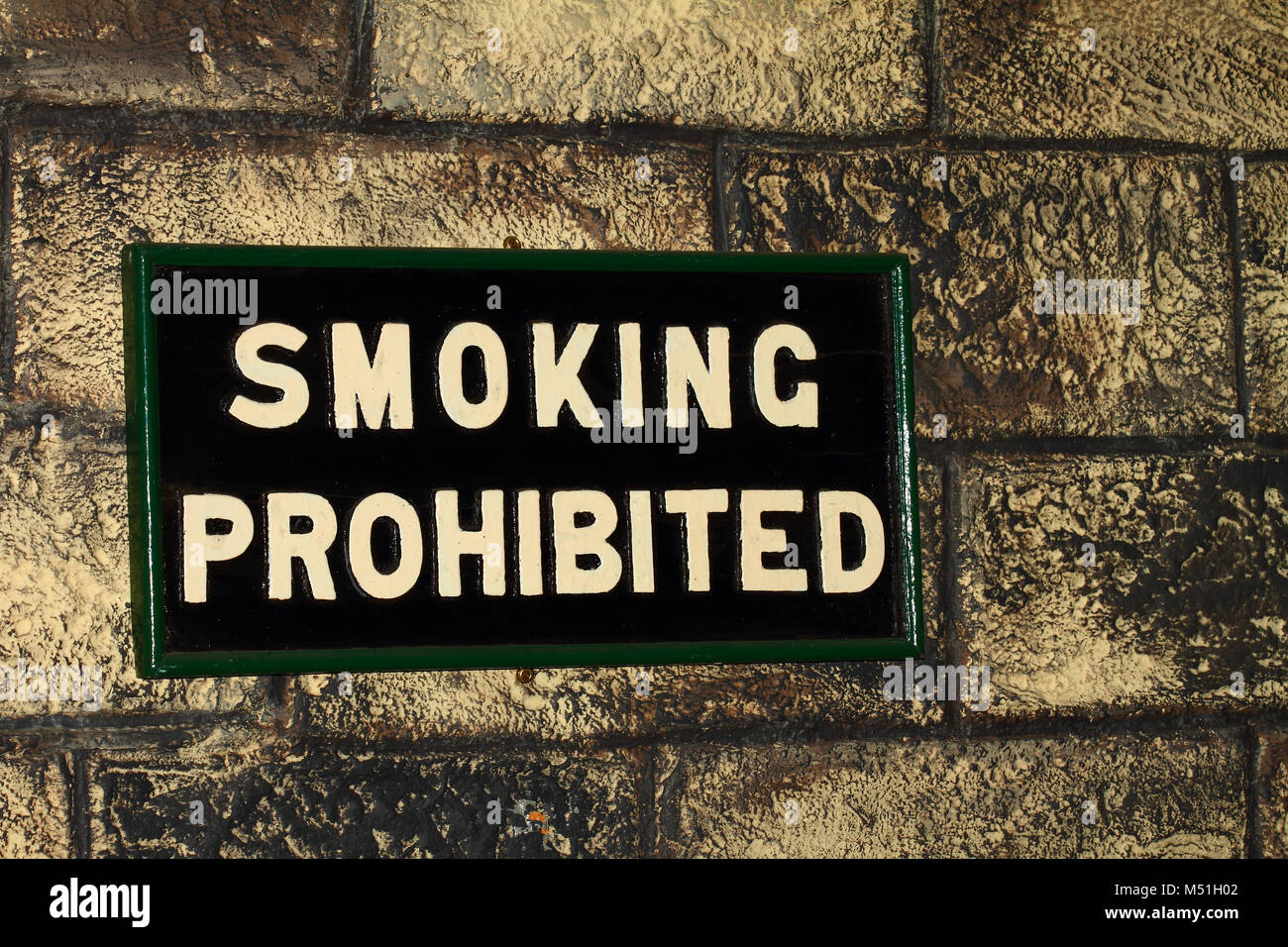 Interdiction de fumer sign Banque D'Images