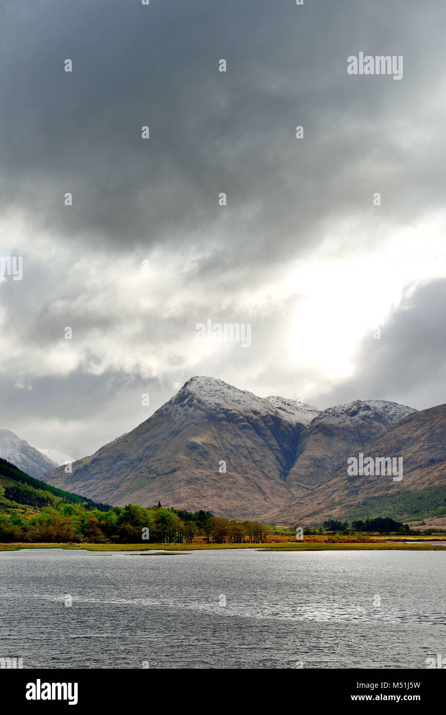 Royaume-uni, Ecosse, Highlands, Glen Etive Loch Etive vallée : Banque D'Images