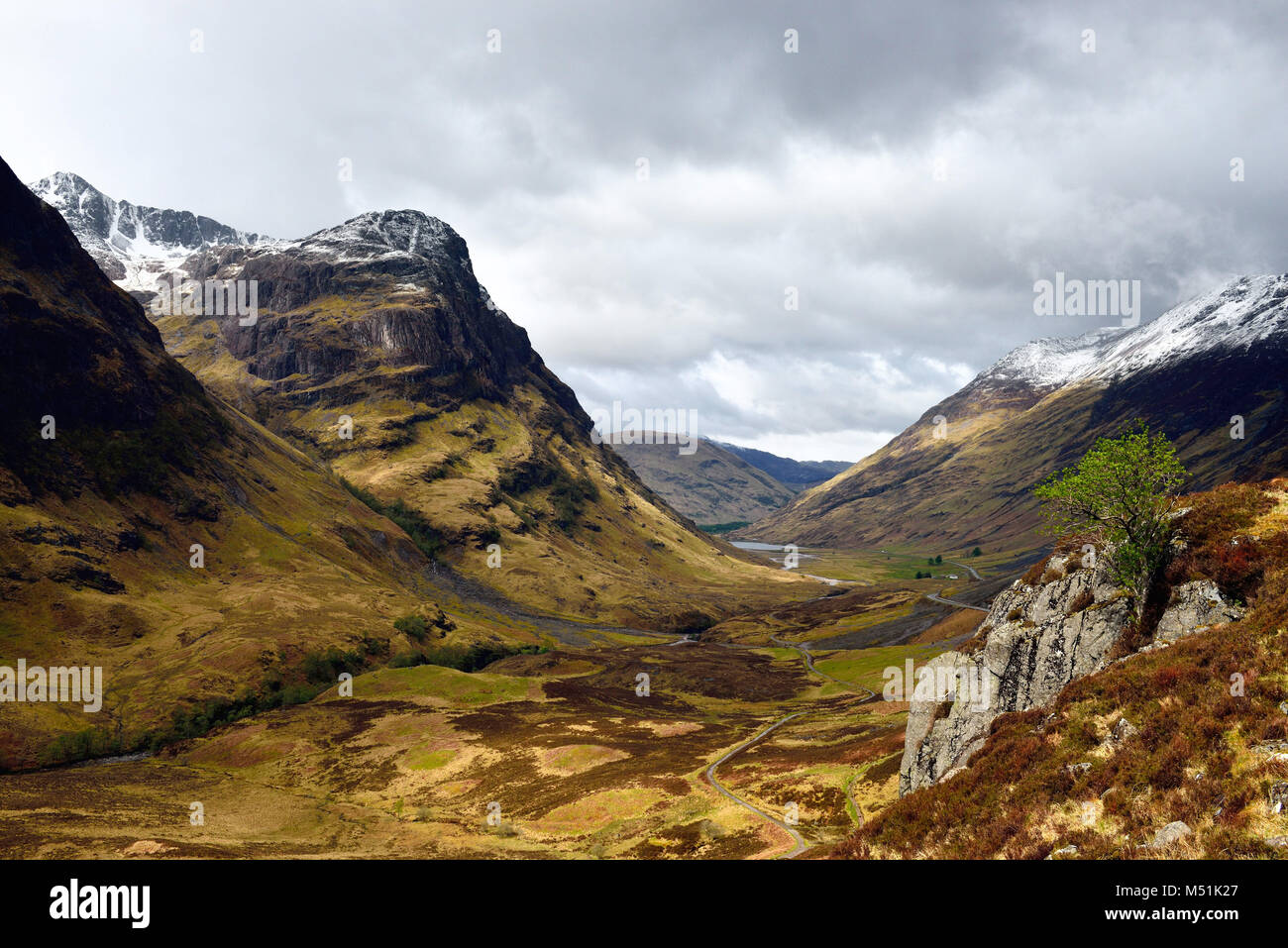 Royaume-uni, Ecosse, Highlands, Glencoe Valley Banque D'Images