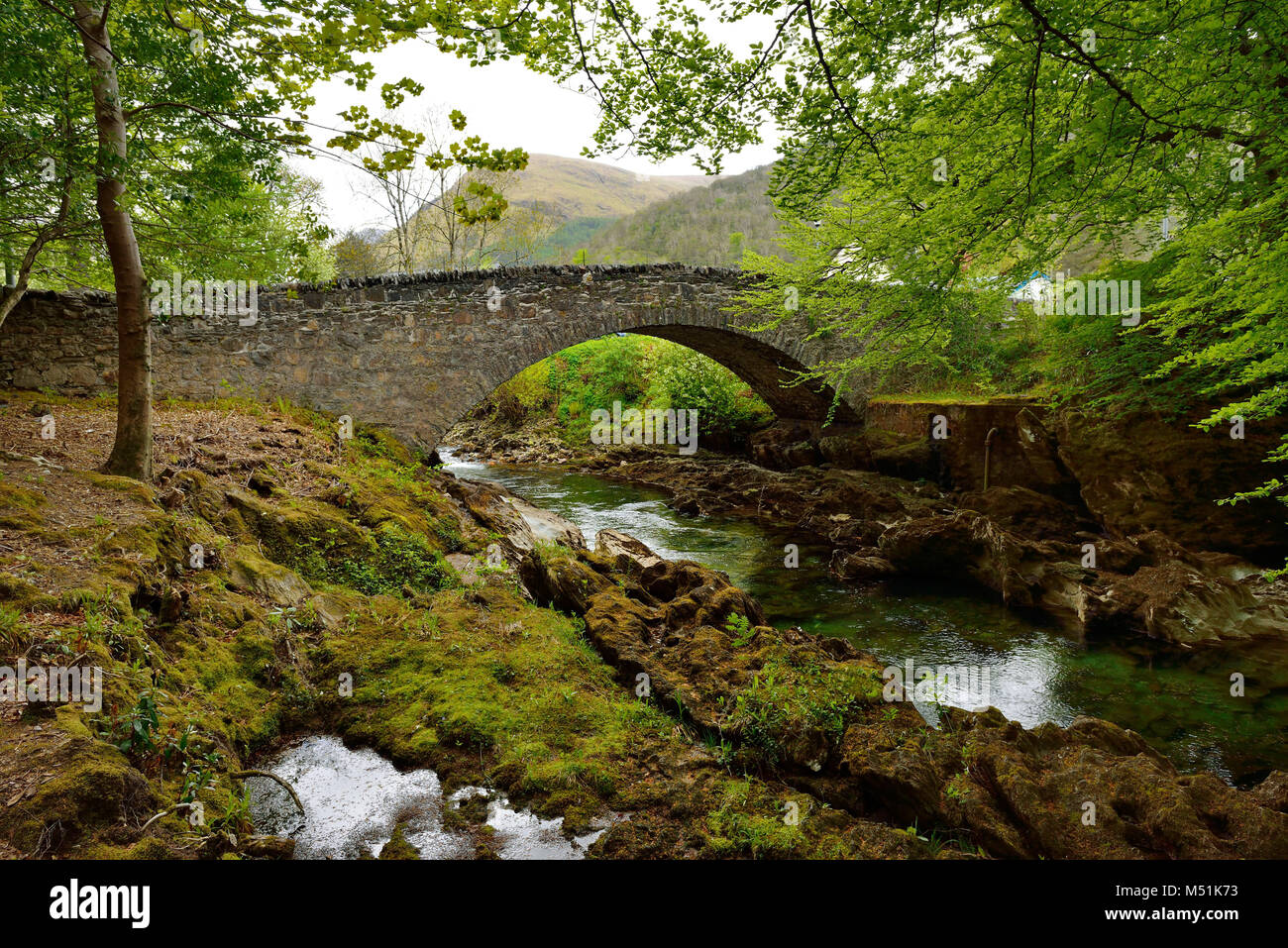 Royaume-uni, Ecosse, Highlands, Glencoe Valley Banque D'Images