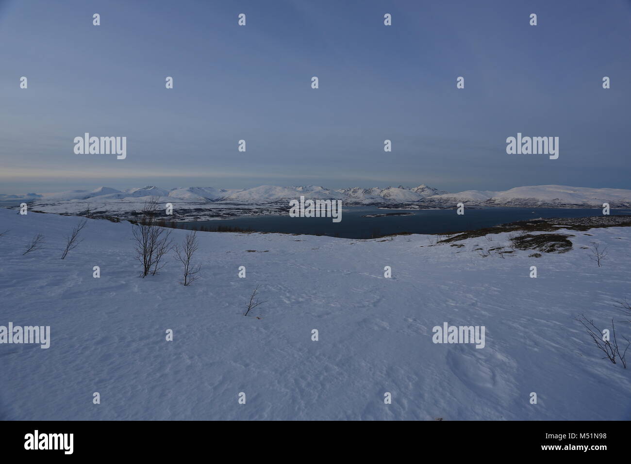 Montagnes hiver neige Banque D'Images