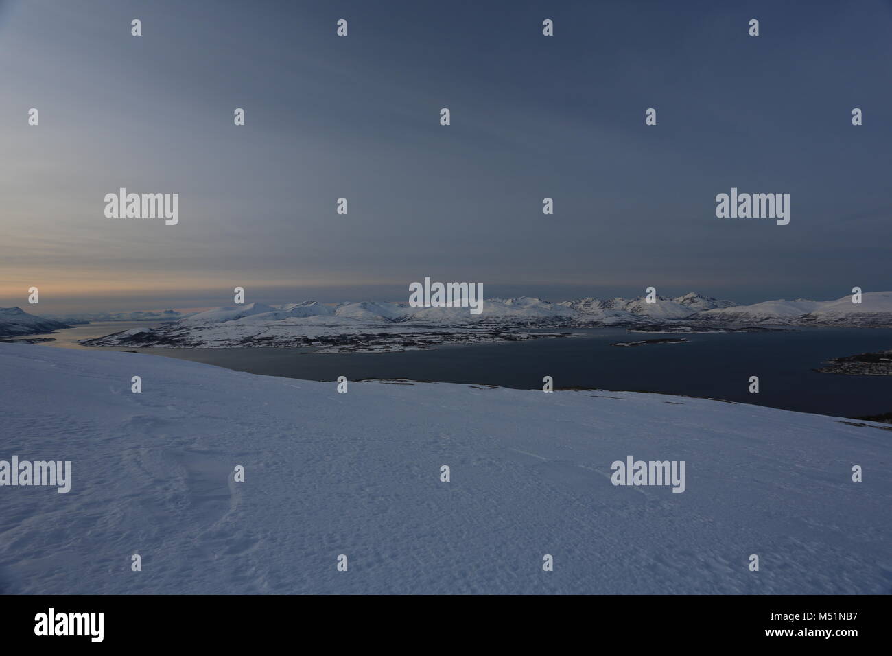 Montagnes hiver neige Banque D'Images
